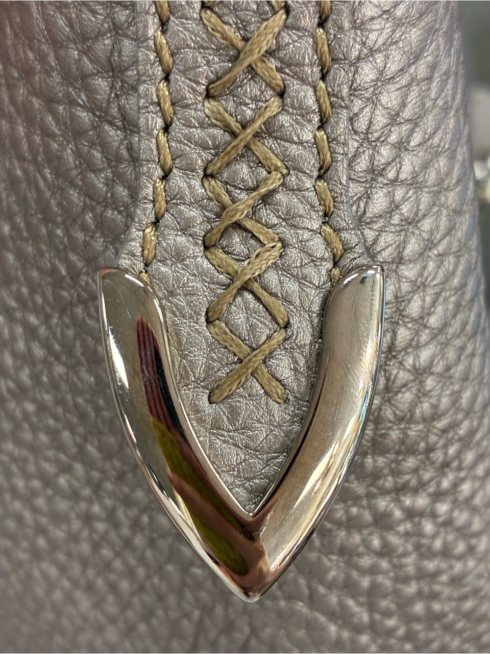 FENDI Sellaria Silver Shoulder bag - Picture 6 of 8